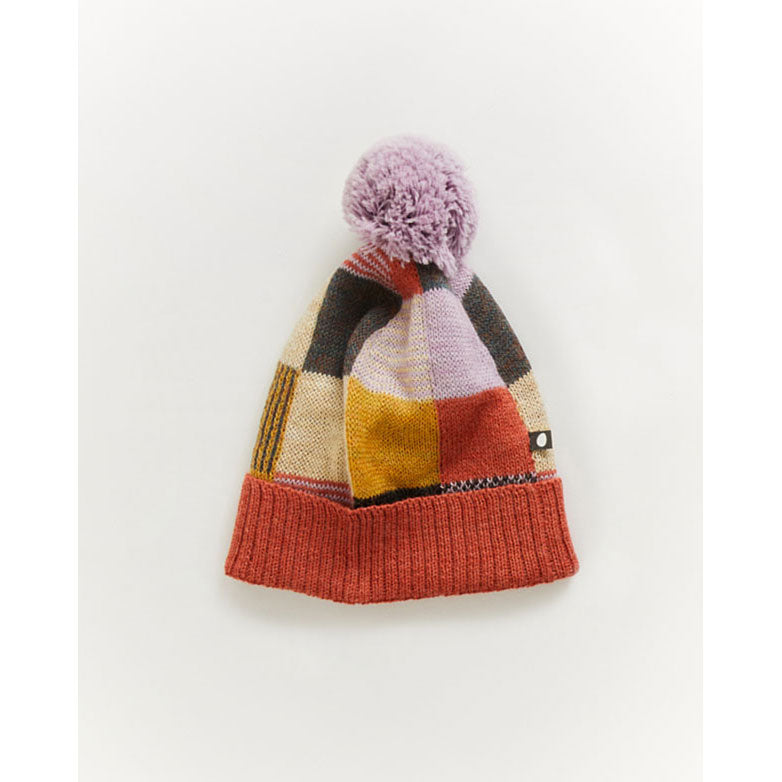 Oeuf Patchwork Beanie-Rose