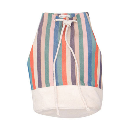 Caramel Multi Stripe Kalimeris Duffle