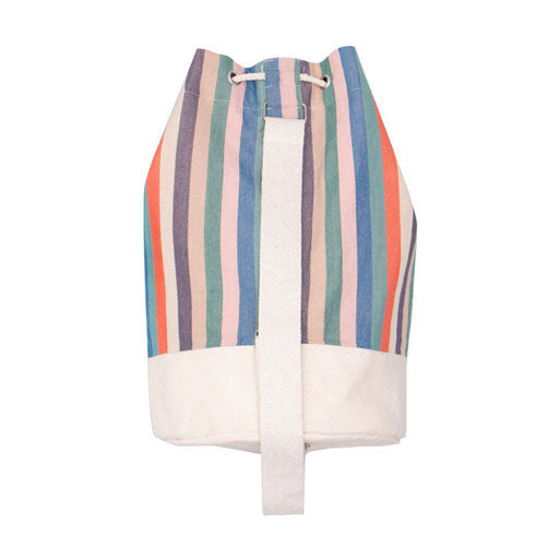 Caramel Multi Stripe Kalimeris Duffle