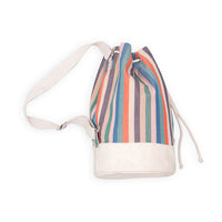 Caramel Multi Stripe Kalimeris Duffle