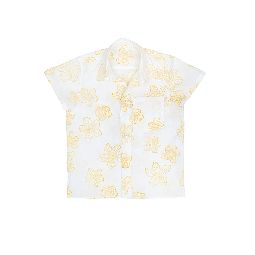 Keti Keta Naples Yellow Flowers Orso Shirt