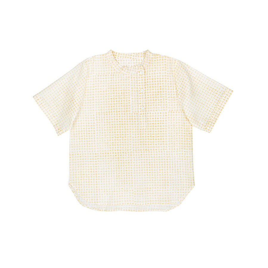 Keti Keta Naples Yellow Woven Vadim Shirt