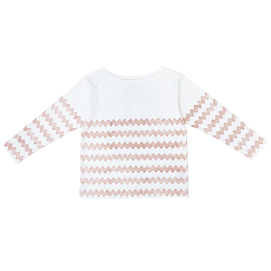 Keti Keta Red Zigzag Tee