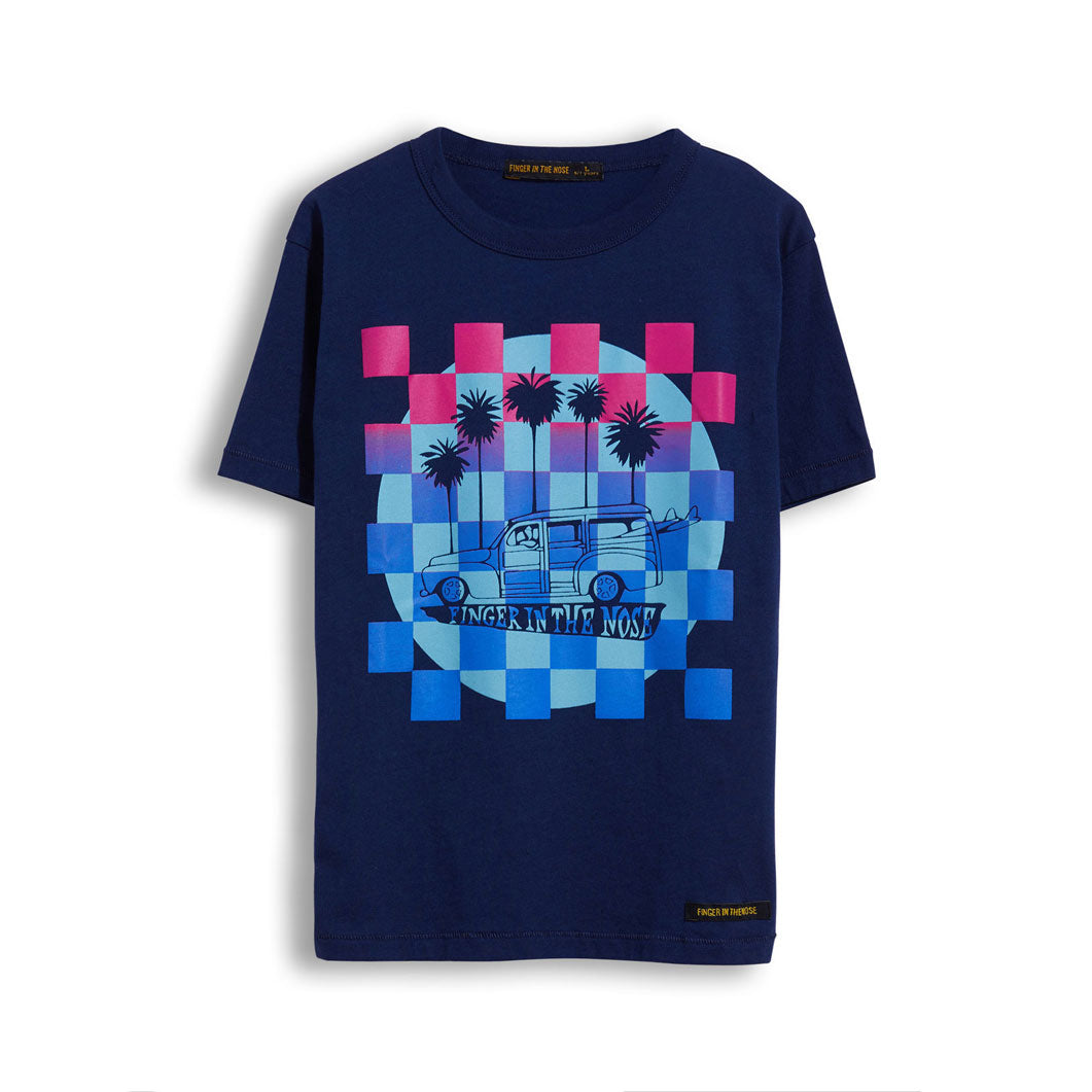 Finger in the Nose Navy Chevy Tee