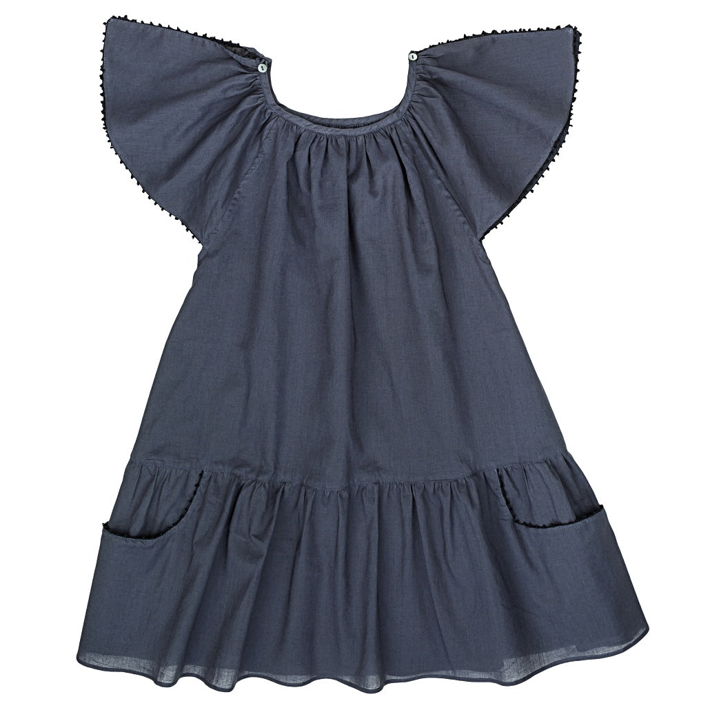 Keti Keta Anthracite Coal Carmenista Dress
