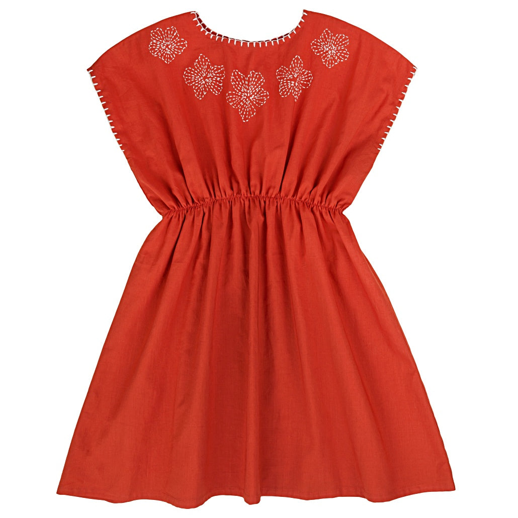 Keti Keta Red Stitched Flavia Dress