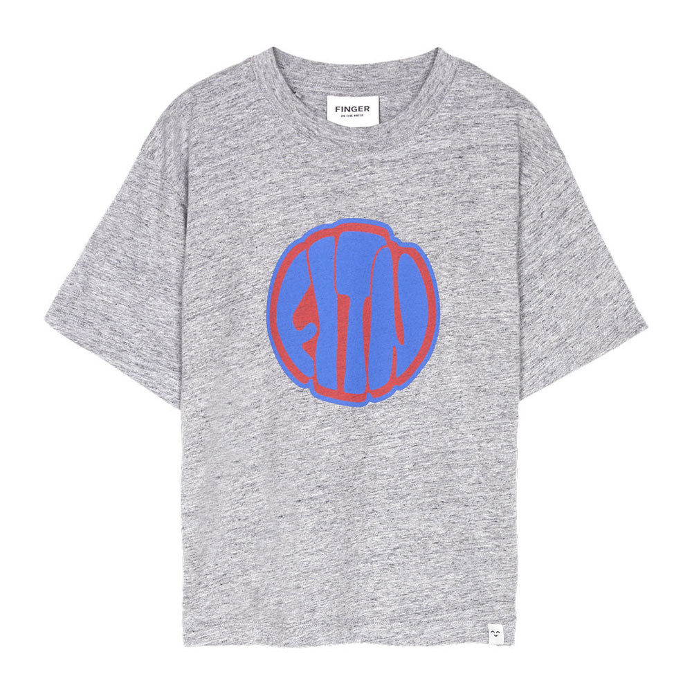 Finger in the Nose King Heather Grey Fitn Short Sleeve T-Shirt