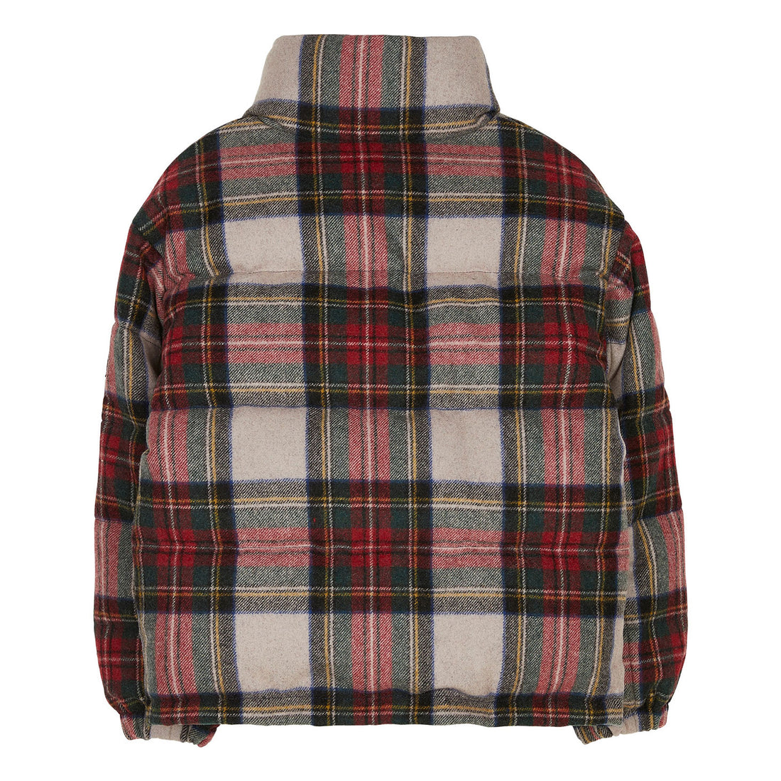 Finger in the Nose Kishi Wood Cream Checkers Padded Jacket