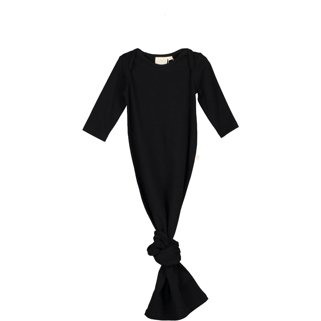 Mini Sibling Black Logo Sleep Suit