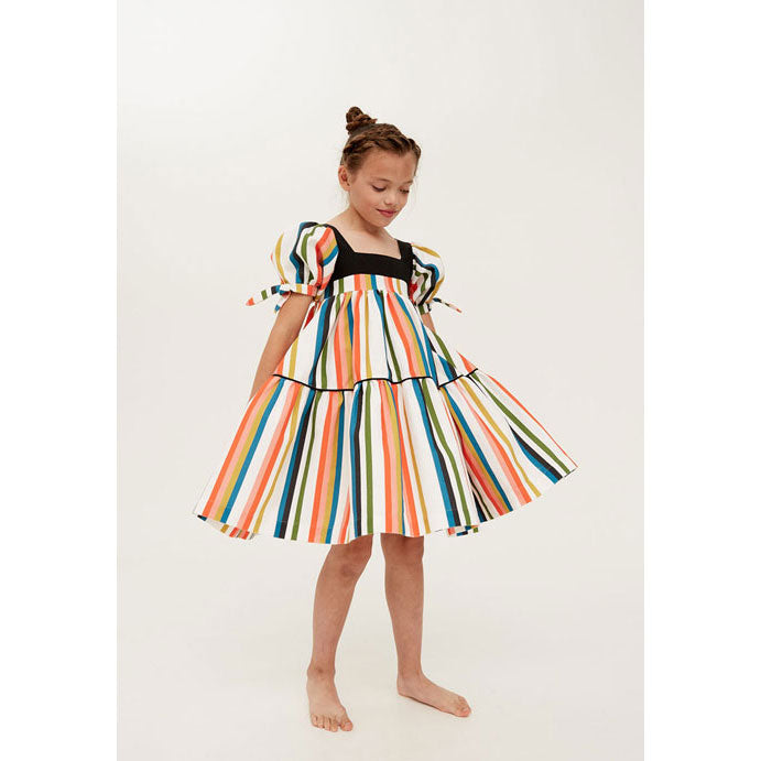 THE MIDDLE DAUGHTER KNOW FULL WELL DRESS Multi-Stripe THE MIDDLE DAUGHTER KNOW FULL WELL DRESS Multi-Stripe