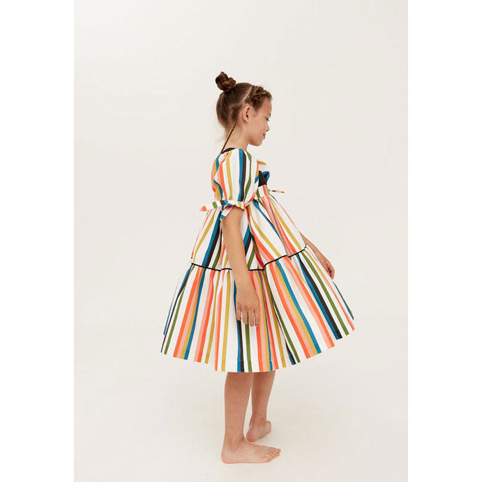 THE MIDDLE DAUGHTER KNOW FULL WELL DRESS Multi-Stripe THE MIDDLE DAUGHTER KNOW FULL WELL DRESS Multi-Stripe