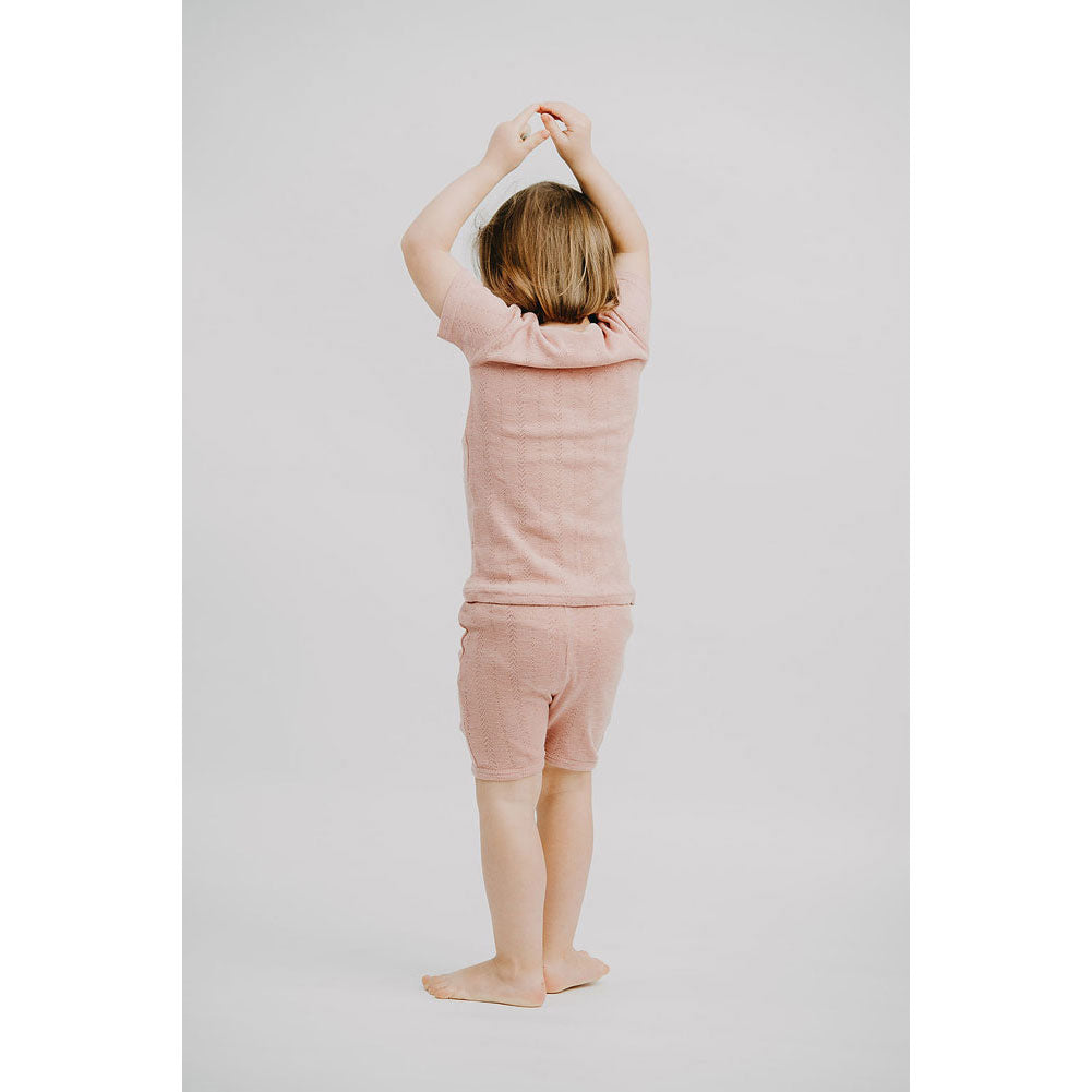Lovedbaby Mauve Pointelle Shorts