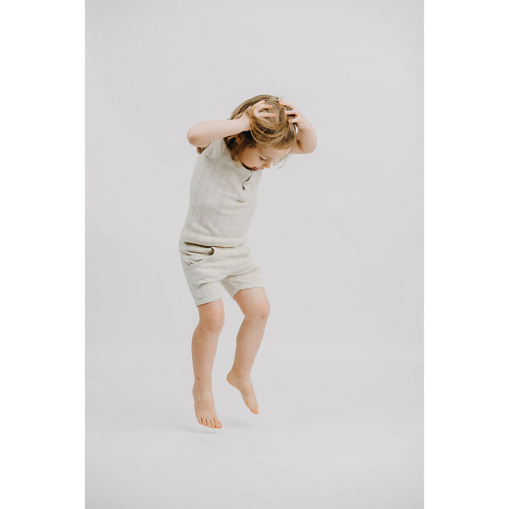 Lovedbaby Stone Pointelle Shorts