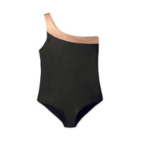 Little Creative Factory Black Asymmetric Bathingsuit