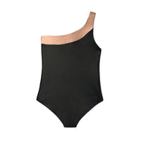 Little Creative Factory Black Asymmetric Bathingsuit