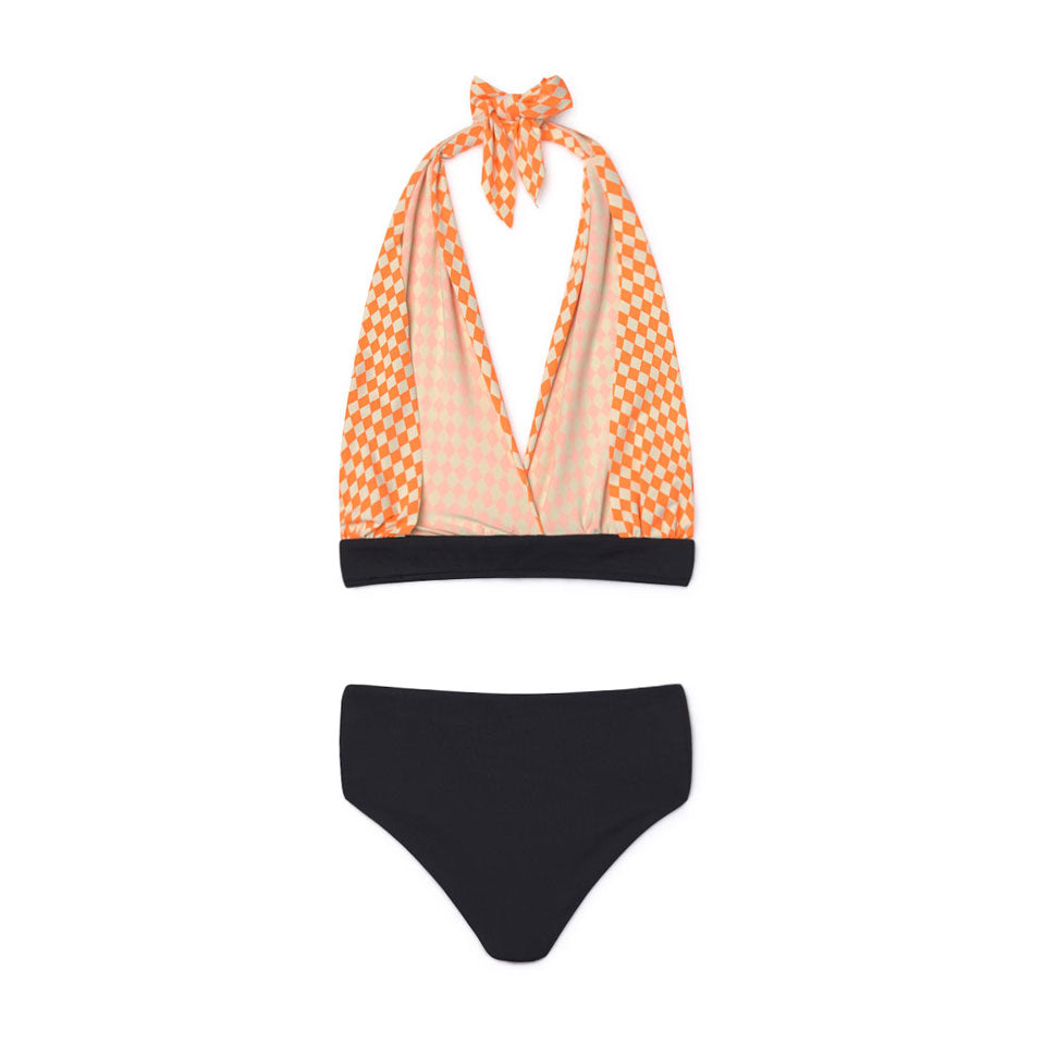 Little Creative Factory Neon Tiny Diamond Wrap Bikini
