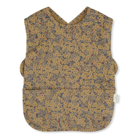 Konges Slojd Winter Leaves Mustard Comea Big Bib