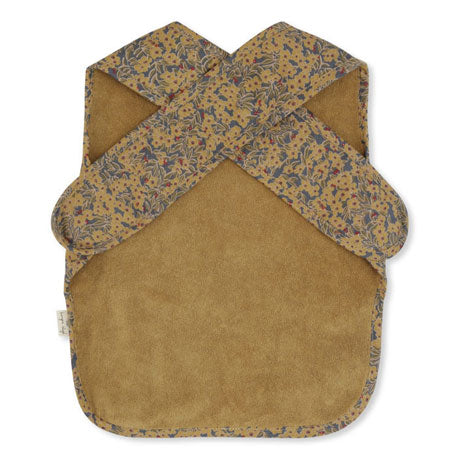 Konges Slojd Winter Leaves Mustard Comea Big Bib