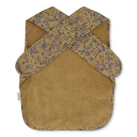 Konges Slojd Winter Leaves Mustard Comea Big Bib