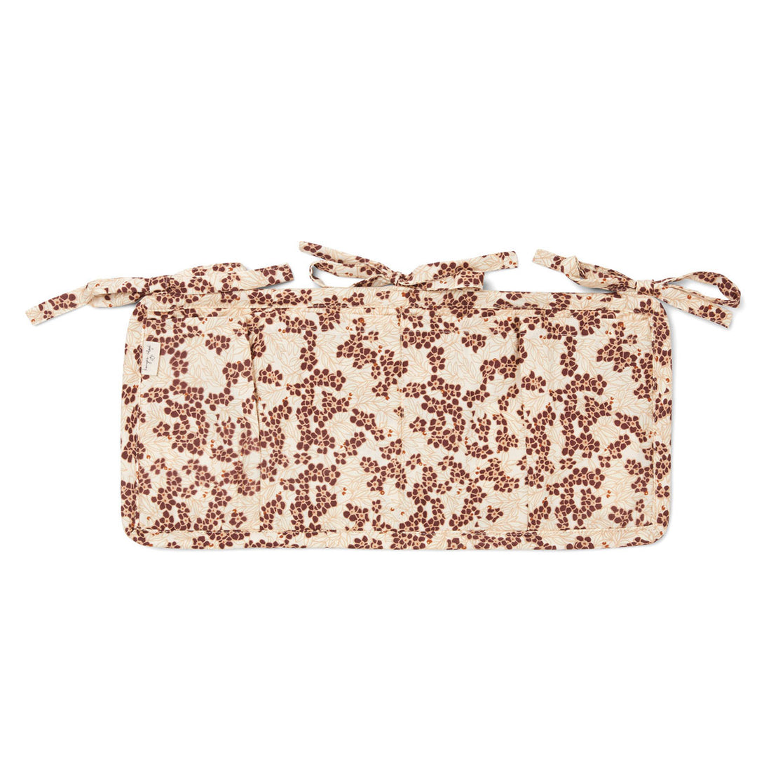 Konges Slojd Winter Leaves Dark Red Quilted Bed Pockets