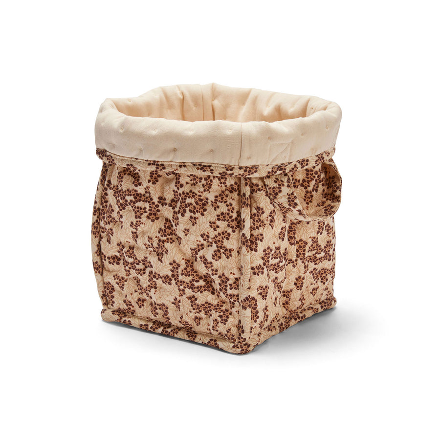 Konges Slojd Winter Leaves Dark Red Small Quilted Box
