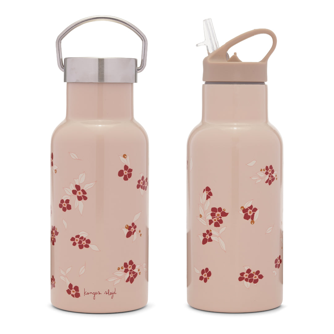 Konges Slojd  Winter Leaves Dark Red Thermo Bottle