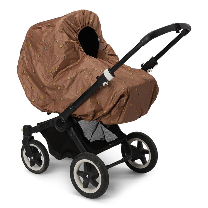 Konges Slojd  Lemon Brown Tuba Pram Cover