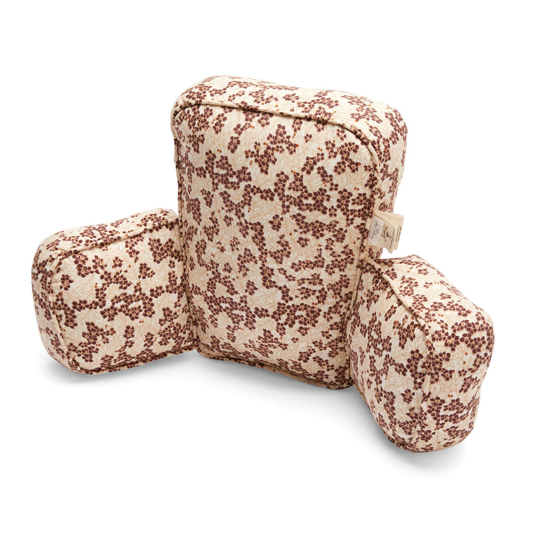 Konges Slojd Winter Leaves Dark Red Pram Pillow Deux