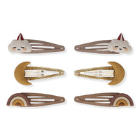 Konges Slojd Rainbow 3 Pack Hair Clips