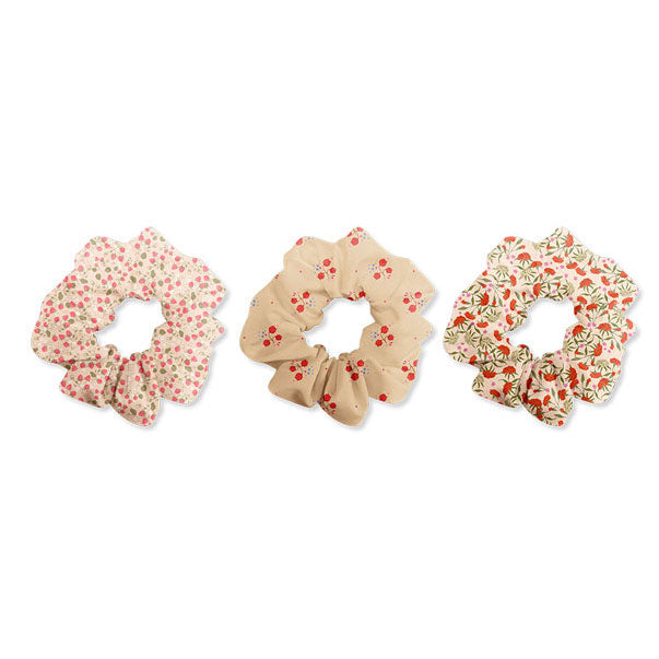 Konges Slojd Strawberry/Rouge/Carnations Scrunchies Big