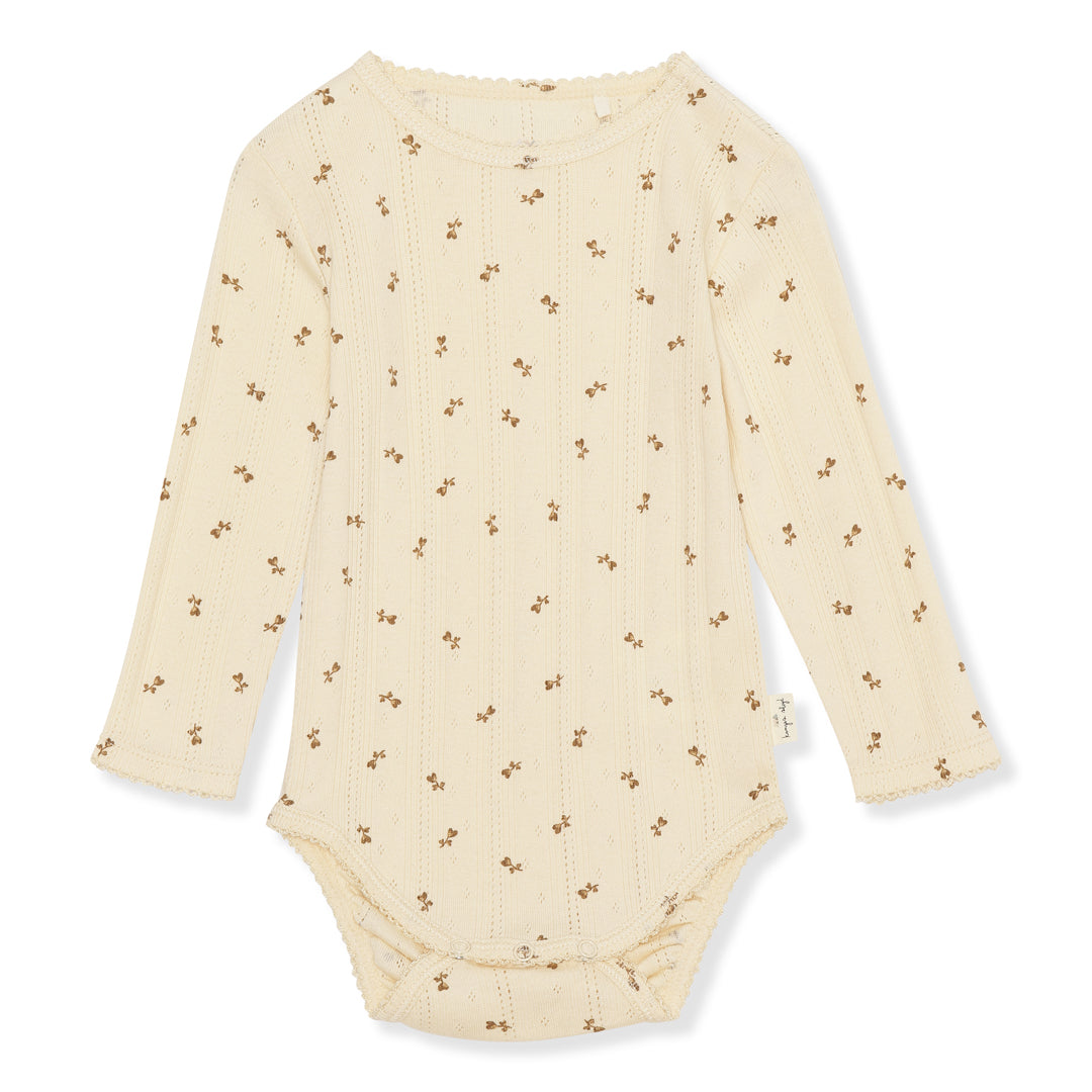Konges Slojd Petit Bisou Mustard Minnie New Born Body