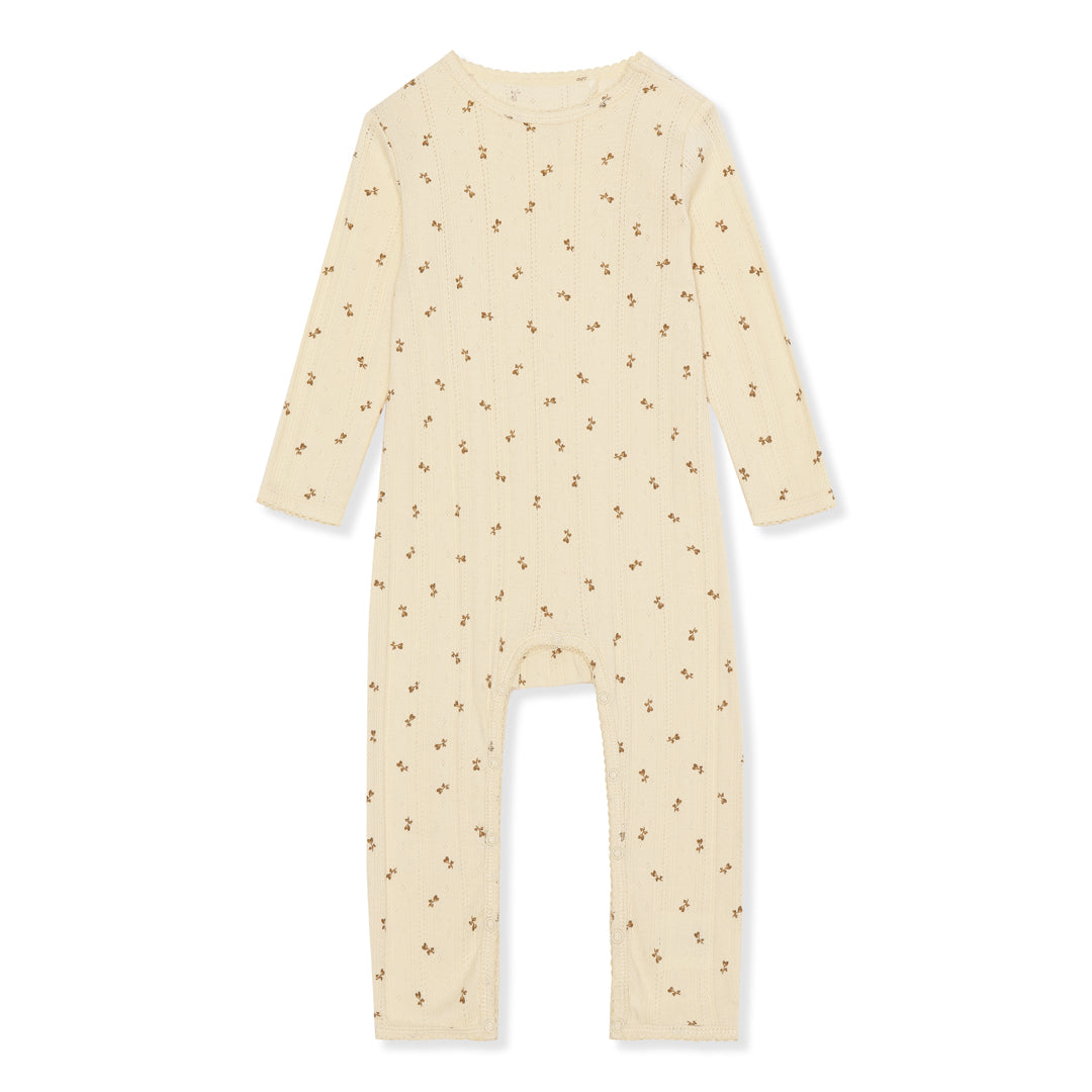Konges Slojd Petit Bisou Mustard Minnie New Born Onesie
