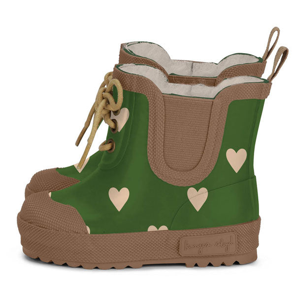 Konges Slojd Aisuru Green Thermo Boots Print