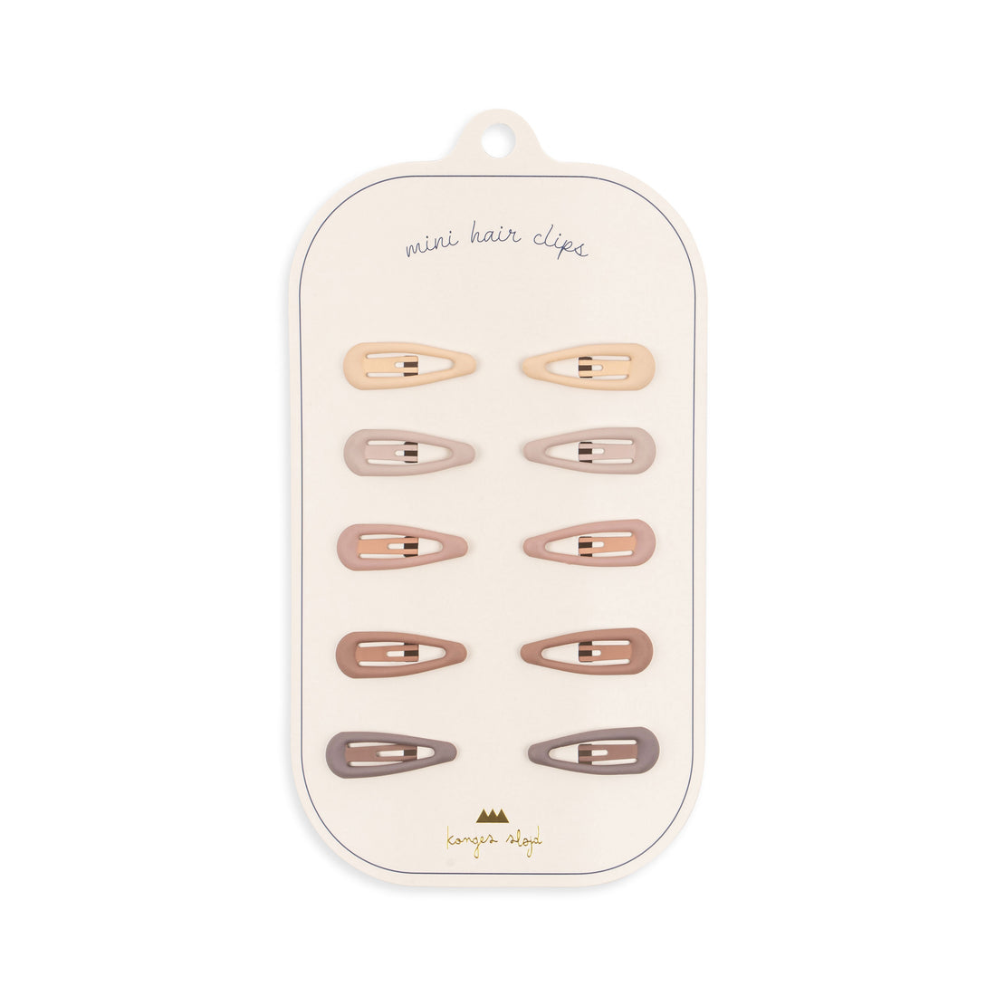 Konges Slojd Rouge Pack 10-Pack Mini Hair Clips Drop
