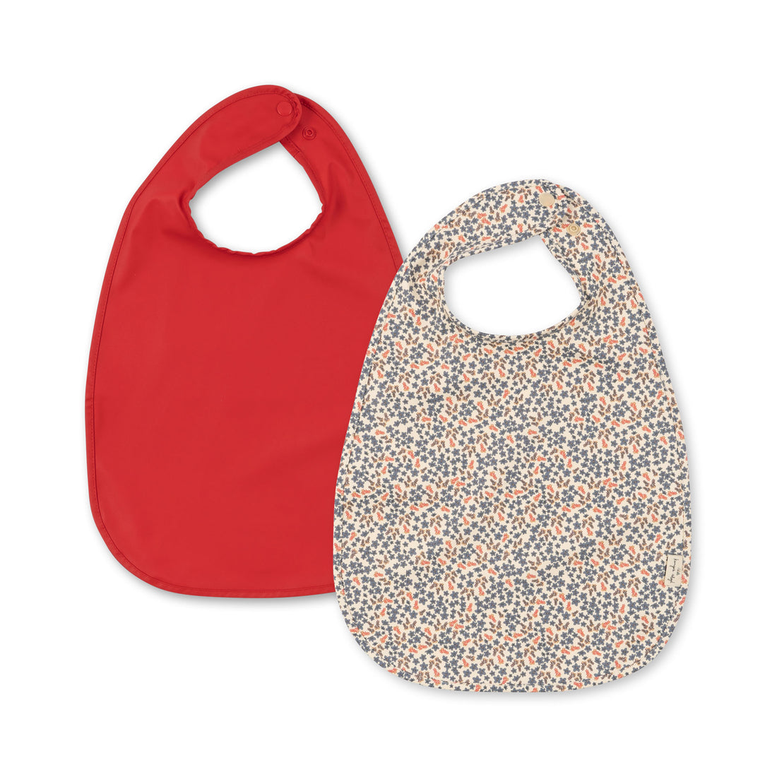 Konges Slojd Champ Bleu/Barbados Cherry 2 Pack Dinner Bib