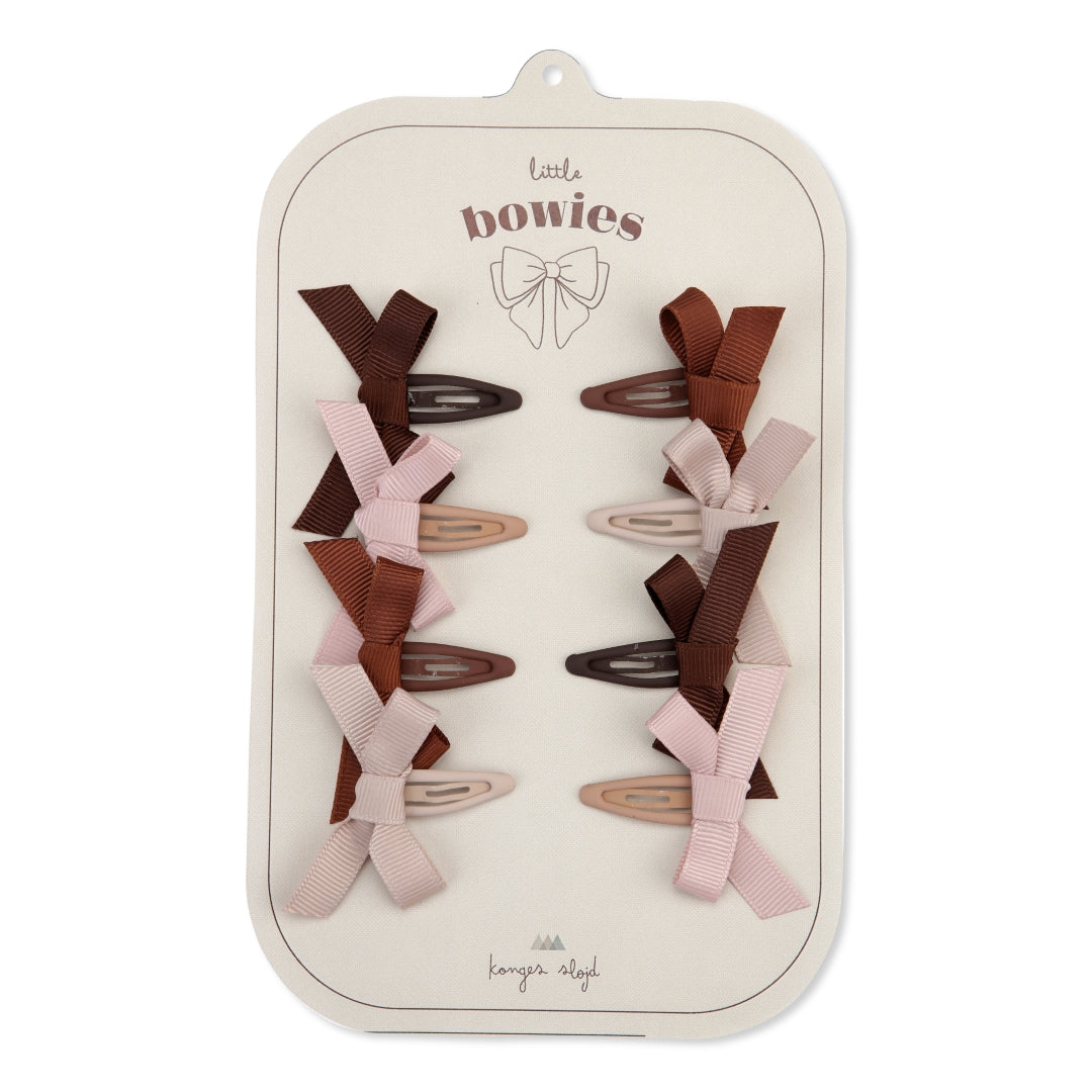 Konges Slojd  Blush 8-Pack Bow Hair Clips
