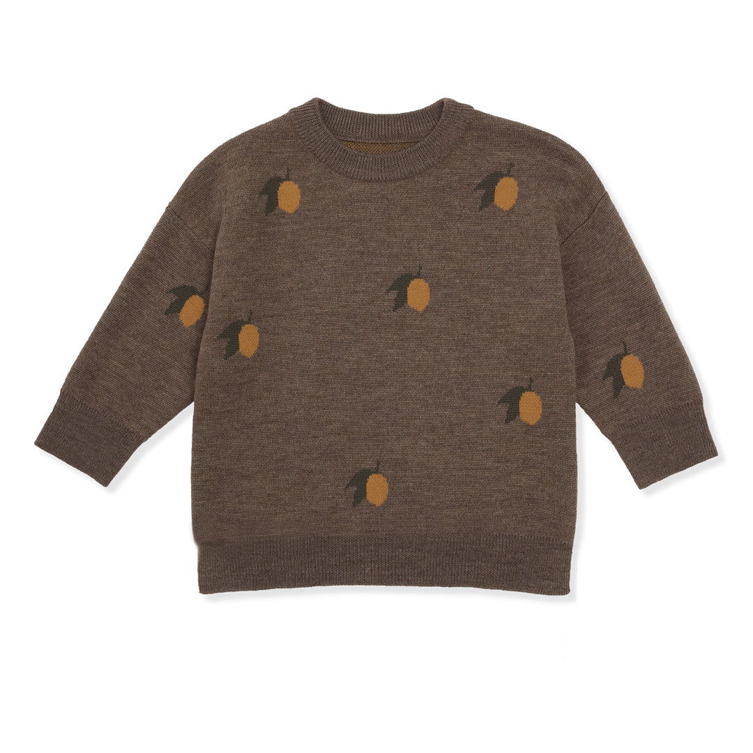 Konges Slojd Lemon Lapis Jacquard Sweater