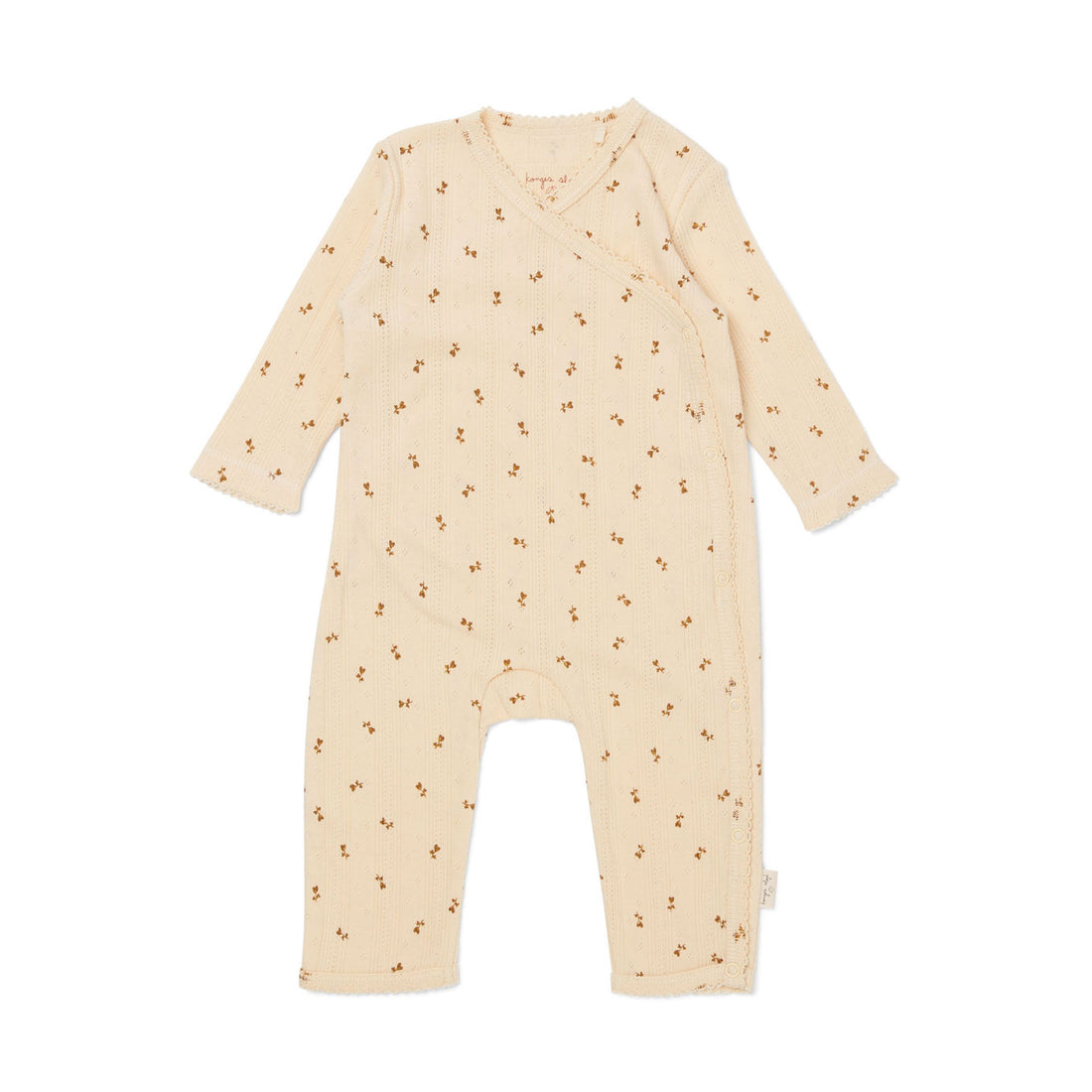 Konges Slojd Petit Bisou Mustard Minnie New Born Onesie