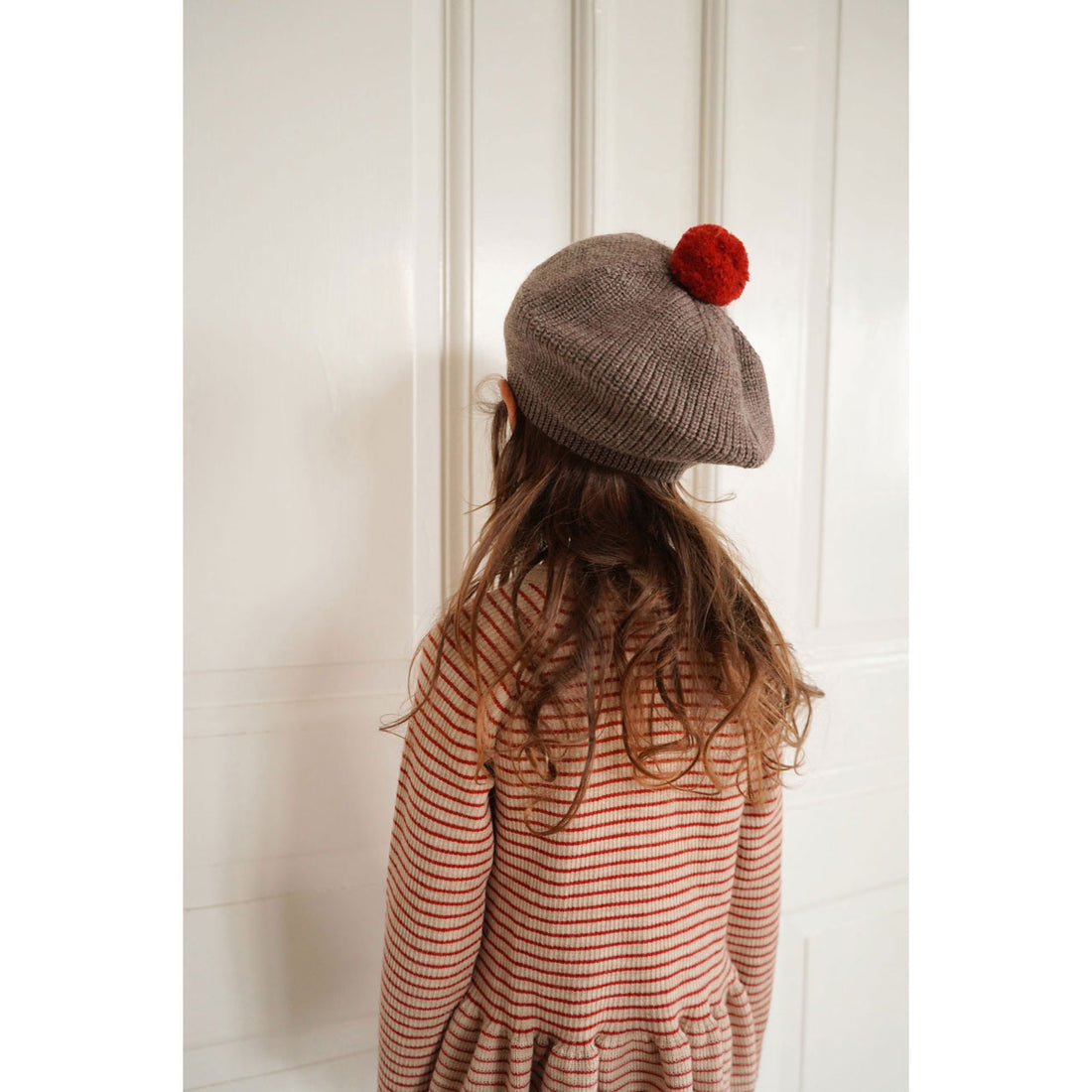 Konges Slojd  Bunny Brown Melange Miro Beret