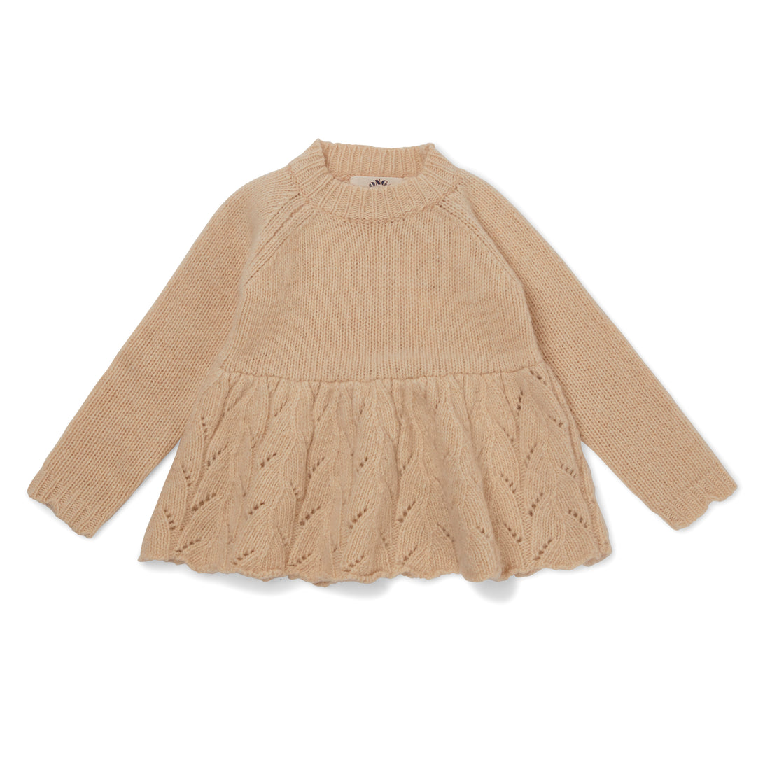 Konges Slojd Creamy White Penny Frill Sweater
