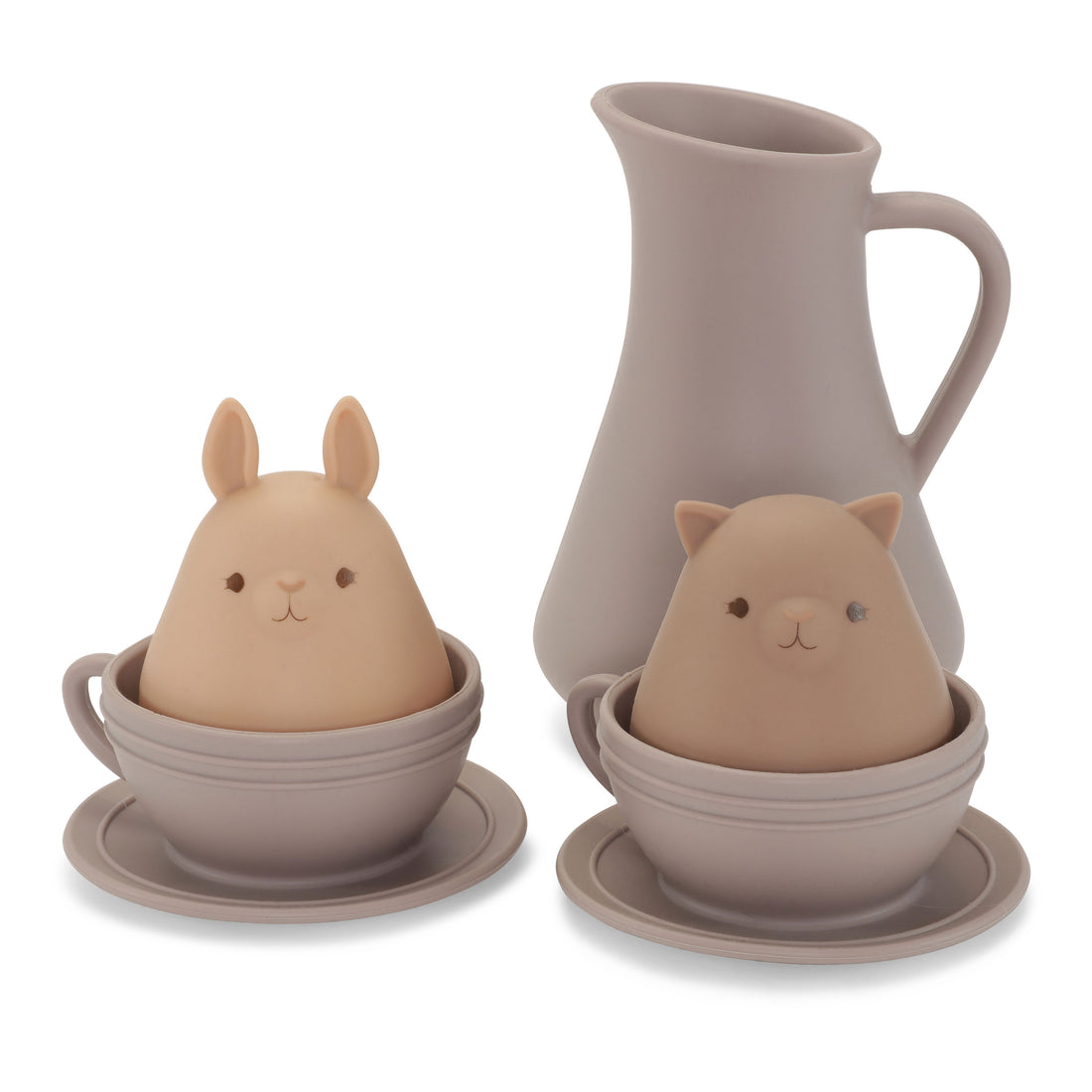Konges Slojd Lilac Silicone Bath Toys Cup Set