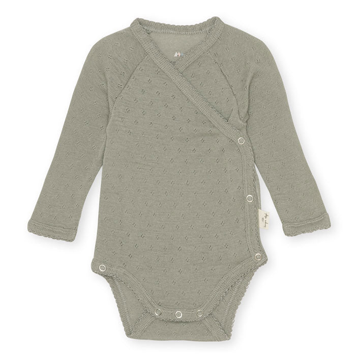 Konges Slojd Dried Sage Uma Wool Newborn Body