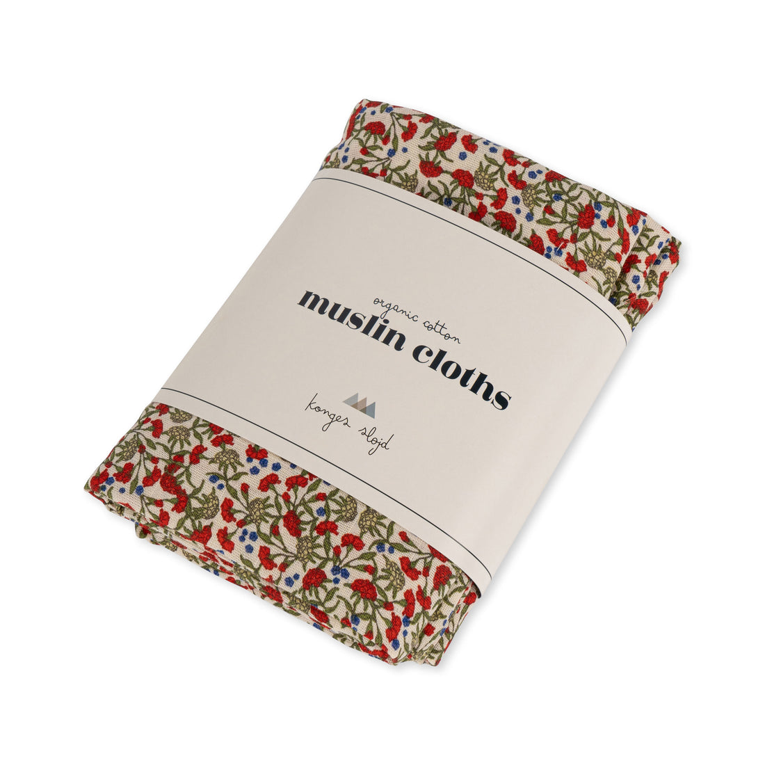 Konges Slojd Carnations 3 Pack Muslin Cloth Gots