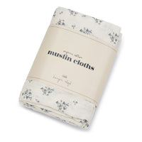 Konges Slojd Clochette Bleue 3 Pack Muslin Cloth Gots