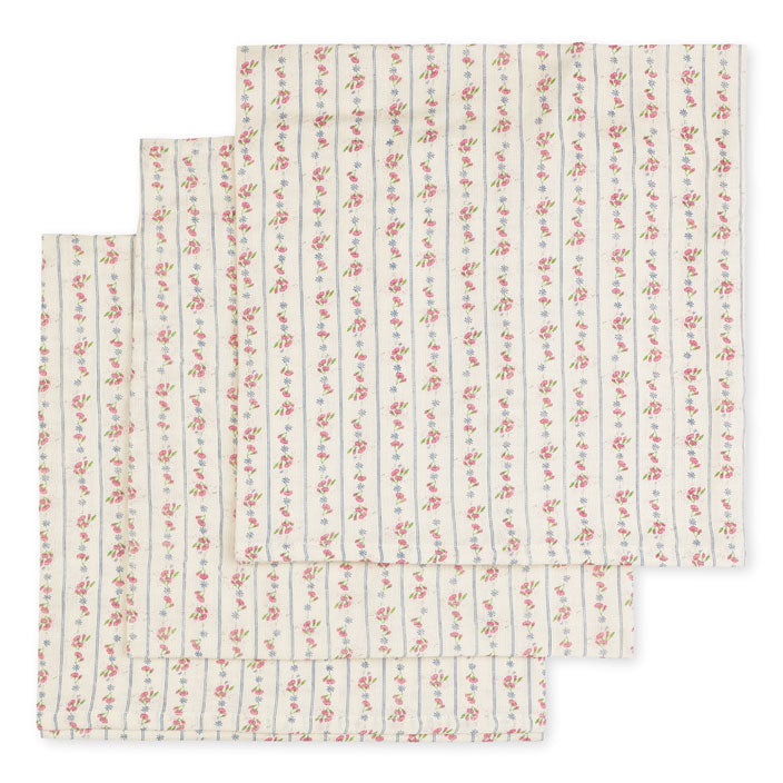 Konges Slojd Nellie 3 Pack Muslin Cloth Gots