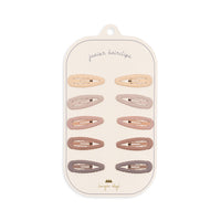Konges Slojd Rouge Pack 10-Pack Junior Hairclips Scallop