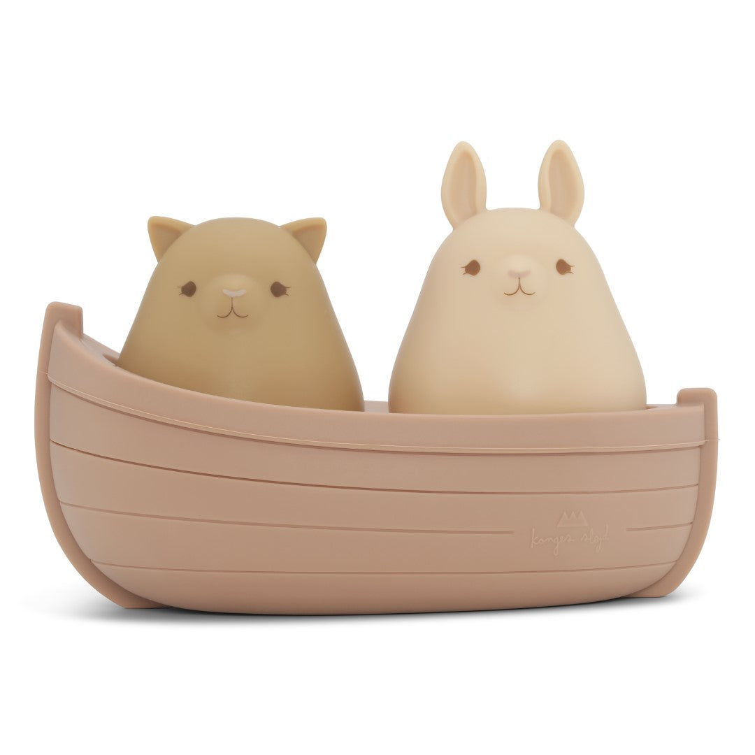 Konges Slojd Blush Silicone Boat Toys