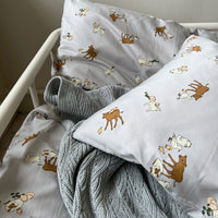 Konges Slojd Farm Blue Baby Bedding Gots