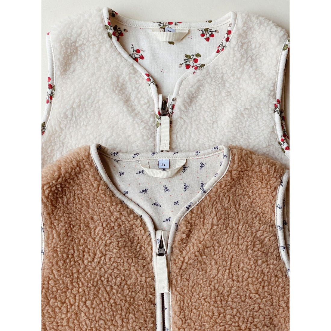Konges Slojd Cream Off White Grizz Teddy Vest