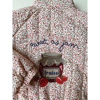 Konges Slojd Red Blossom Mist Juno Bomber Print